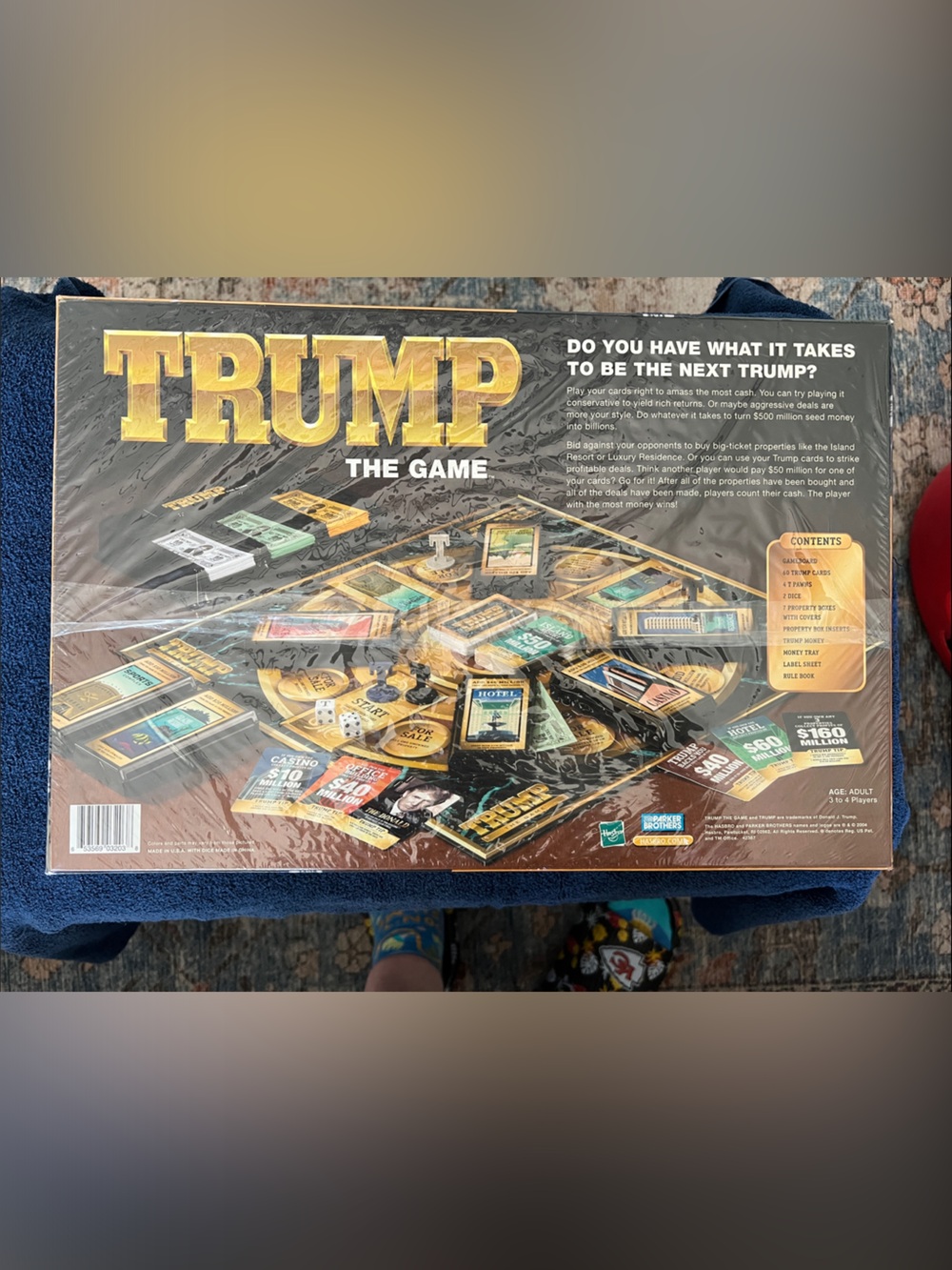 Hasbro Trump The Game Board Game - Red, Gold, Black, White - Picture 3 of 6